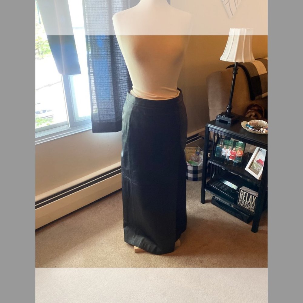 Leather Maxi Skirt - NWT
